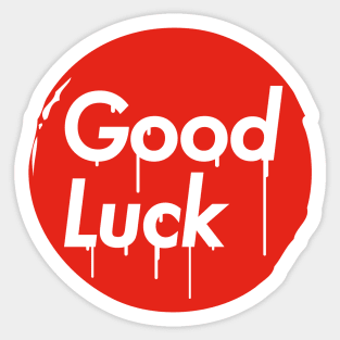 Good Luck Sticker Sticker
